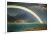 Rainbow Over Jenny Lake, Wyoming-Albert Bierstadt-Framed Giclee Print