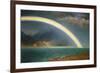 Rainbow Over Jenny Lake, Wyoming-Albert Bierstadt-Framed Giclee Print