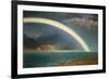 Rainbow Over Jenny Lake, Wyoming-Albert Bierstadt-Framed Giclee Print