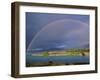 Rainbow over Lake Tekapo, Canterbury, South Island, New Zealand, Pacific-Jeremy Bright-Framed Photographic Print