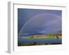 Rainbow over Lake Tekapo, Canterbury, South Island, New Zealand, Pacific-Jeremy Bright-Framed Photographic Print