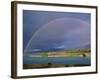 Rainbow over Lake Tekapo, Canterbury, South Island, New Zealand, Pacific-Jeremy Bright-Framed Photographic Print