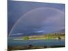 Rainbow over Lake Tekapo, Canterbury, South Island, New Zealand, Pacific-Jeremy Bright-Mounted Photographic Print