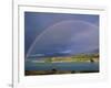 Rainbow over Lake Tekapo, Canterbury, South Island, New Zealand, Pacific-Jeremy Bright-Framed Photographic Print