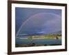 Rainbow over Lake Tekapo, Canterbury, South Island, New Zealand, Pacific-Jeremy Bright-Framed Photographic Print