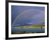 Rainbow over Lake Tekapo, Canterbury, South Island, New Zealand, Pacific-Jeremy Bright-Framed Photographic Print