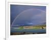 Rainbow over Lake Tekapo, Canterbury, South Island, New Zealand, Pacific-Jeremy Bright-Framed Photographic Print