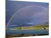 Rainbow over Lake Tekapo, Canterbury, South Island, New Zealand, Pacific-Jeremy Bright-Mounted Photographic Print