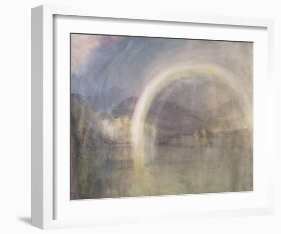 Rainbow Over Loch Awe, 1831-J M W Turner-Framed Giclee Print