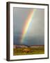 Rainbow over Navajo Hogan, Monument Valley Navajo Tribal Park, Utah, USA-Charles Crust-Framed Photographic Print