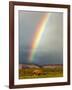 Rainbow over Navajo Hogan, Monument Valley Navajo Tribal Park, Utah, USA-Charles Crust-Framed Photographic Print