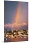 Rainbow over Oaks Bluffs on Martha's Vineyard-Jon Hicks-Mounted Premium Photographic Print