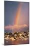 Rainbow over Oaks Bluffs on Martha's Vineyard-Jon Hicks-Mounted Photographic Print