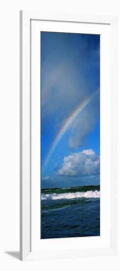 Rainbow over Ocean, Oahu, Hawaii, USA-null-Framed Photographic Print