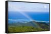 Rainbow over Seascape, St. Martin Island, French Antilles-Stefano Amantini-Framed Stretched Canvas