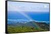 Rainbow over Seascape, St. Martin Island, French Antilles-Stefano Amantini-Framed Stretched Canvas