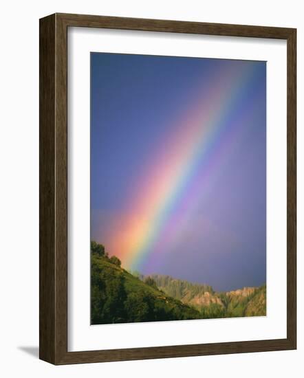 Rainbow Over Telluride, Colorado-David Carriere-Framed Photographic Print