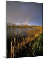 Rainbow over the North Platte River, Nebraska, USA-Chuck Haney-Mounted Photographic Print