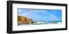 Rainbow over the Sea Panorama-null-Framed Art Print