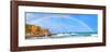 Rainbow over the Sea Panorama-null-Framed Art Print