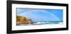 Rainbow over the Sea Panorama-null-Framed Art Print