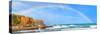 Rainbow over the Sea Panorama-null-Stretched Canvas