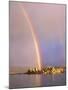 Rainbow Over Tufa Formations on Mono Lake, Sierra Nevada Mountains, California, USA-Christopher Talbot Frank-Mounted Photographic Print