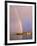 Rainbow Over Tufa Formations on Mono Lake, Sierra Nevada Mountains, California, USA-Christopher Talbot Frank-Framed Photographic Print