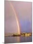 Rainbow Over Tufa Formations on Mono Lake, Sierra Nevada Mountains, California, USA-Christopher Talbot Frank-Mounted Photographic Print