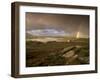 Rainbow over Uig Sands, Tidal Area, from Near Timsgarry, Isle of Lewis, Outer Hebrides, Scotland-Patrick Dieudonne-Framed Photographic Print