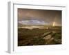 Rainbow over Uig Sands, Tidal Area, from Near Timsgarry, Isle of Lewis, Outer Hebrides, Scotland-Patrick Dieudonne-Framed Photographic Print