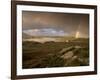 Rainbow over Uig Sands, Tidal Area, from Near Timsgarry, Isle of Lewis, Outer Hebrides, Scotland-Patrick Dieudonne-Framed Photographic Print