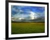 Rainbow Over Valley-Gary W. Carter-Framed Photographic Print