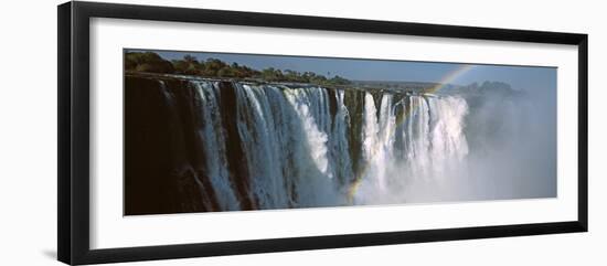 Rainbow over Victoria Falls, Zimbabwe-null-Framed Photographic Print