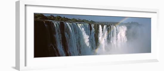 Rainbow over Victoria Falls, Zimbabwe-null-Framed Photographic Print