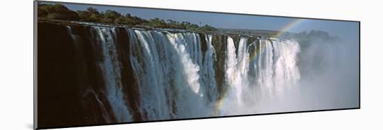 Rainbow over Victoria Falls, Zimbabwe-null-Mounted Photographic Print