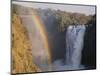 Rainbow Over Victoria Falls-null-Mounted Photographic Print