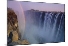 Rainbow over Victoria Falls-DLILLC-Mounted Photographic Print