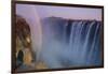 Rainbow over Victoria Falls-DLILLC-Framed Photographic Print