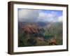 Rainbow over Waimea Canyon, Kauai, Hawaii, USA-Dennis Flaherty-Framed Premium Photographic Print