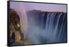 Rainbow over Waterfall-DLILLC-Framed Stretched Canvas