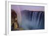 Rainbow over Waterfall-DLILLC-Framed Photographic Print