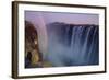 Rainbow over Waterfall-DLILLC-Framed Photographic Print