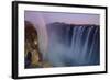 Rainbow over Waterfall-DLILLC-Framed Photographic Print