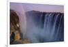 Rainbow over Waterfall-DLILLC-Framed Photographic Print