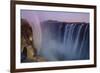 Rainbow over Waterfall-DLILLC-Framed Photographic Print