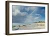 Rainbow over world famous Grace Bay beach, Providenciales, Turks and Caicos, Caribbean-Michael Runkel-Framed Photographic Print