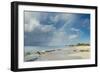 Rainbow over world famous Grace Bay beach, Providenciales, Turks and Caicos, Caribbean-Michael Runkel-Framed Photographic Print