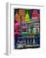 Rainbow Paris France 1-Victoria Hues-Framed Giclee Print