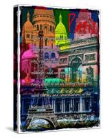 Rainbow Paris France 1-Victoria Hues-Stretched Canvas